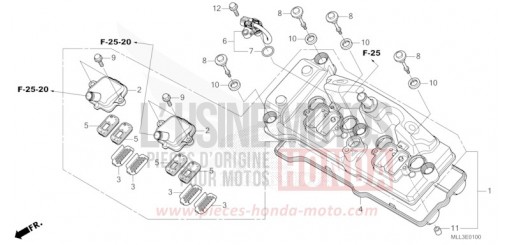 CYLINDER HEAD COVER CB1000SPS de 2025